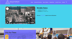 Desktop Screenshot of achievementschooldistrict.org