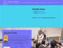 Tablet Screenshot of achievementschooldistrict.org
